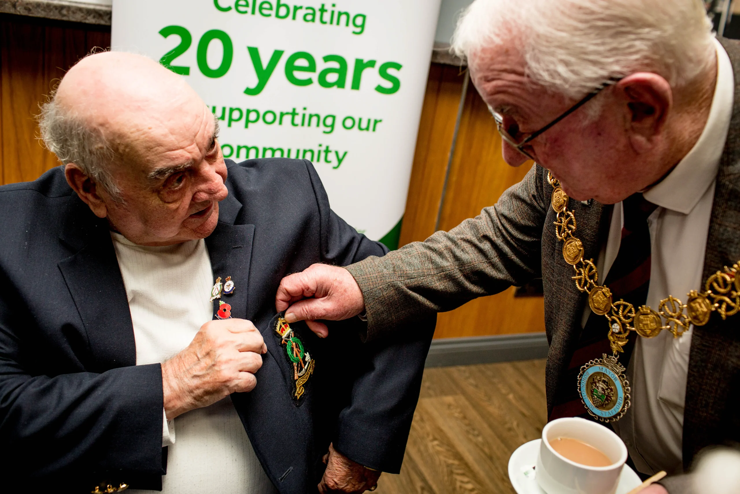 A Community Link member at a community event